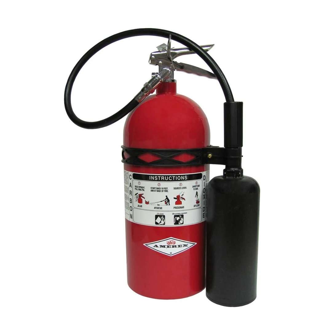 10lb Fire Extinguisher - Amerex 330 Carbon Dioxide