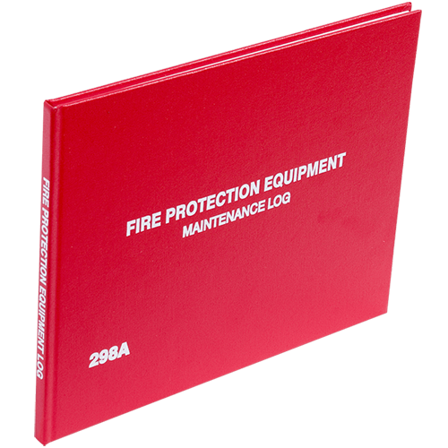 Fire Protection Equipment Log Book # 298A