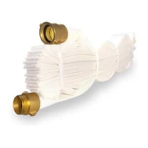 Pre Assembled 1 1/2" Fire Hose & Rack w/Nozzle (NPSH) - 100 Ft Hose