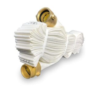 Pre Assembled 1 1/2" Fire Hose & Rack w/Nozzle (NPSH) - 75 Ft Hose