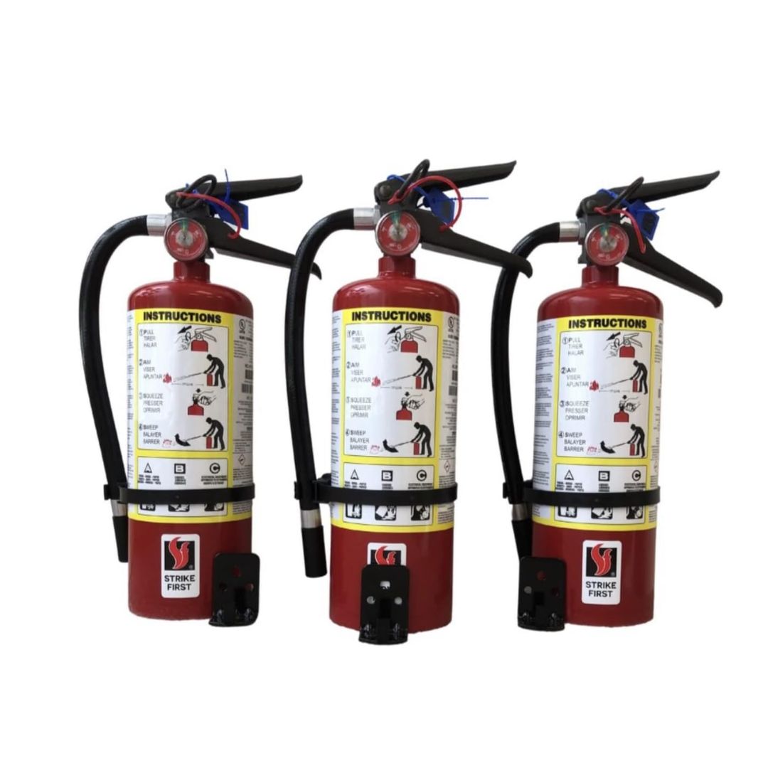 STRIKE FIRST SF-ABC310 | 5lb Multi-Purpose Fire Extinguisher w/Wall Bracket (3)