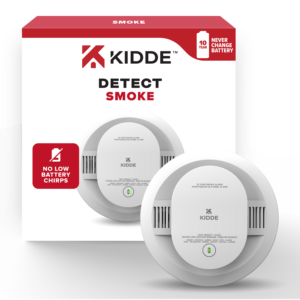 Kidde DETECT - Battery Operated Photoelectric Smoke Alarm w/10 Year Sealed Battery (20SD10-CA)