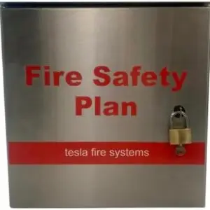 Stainless Steel Fire Safety Plan Box